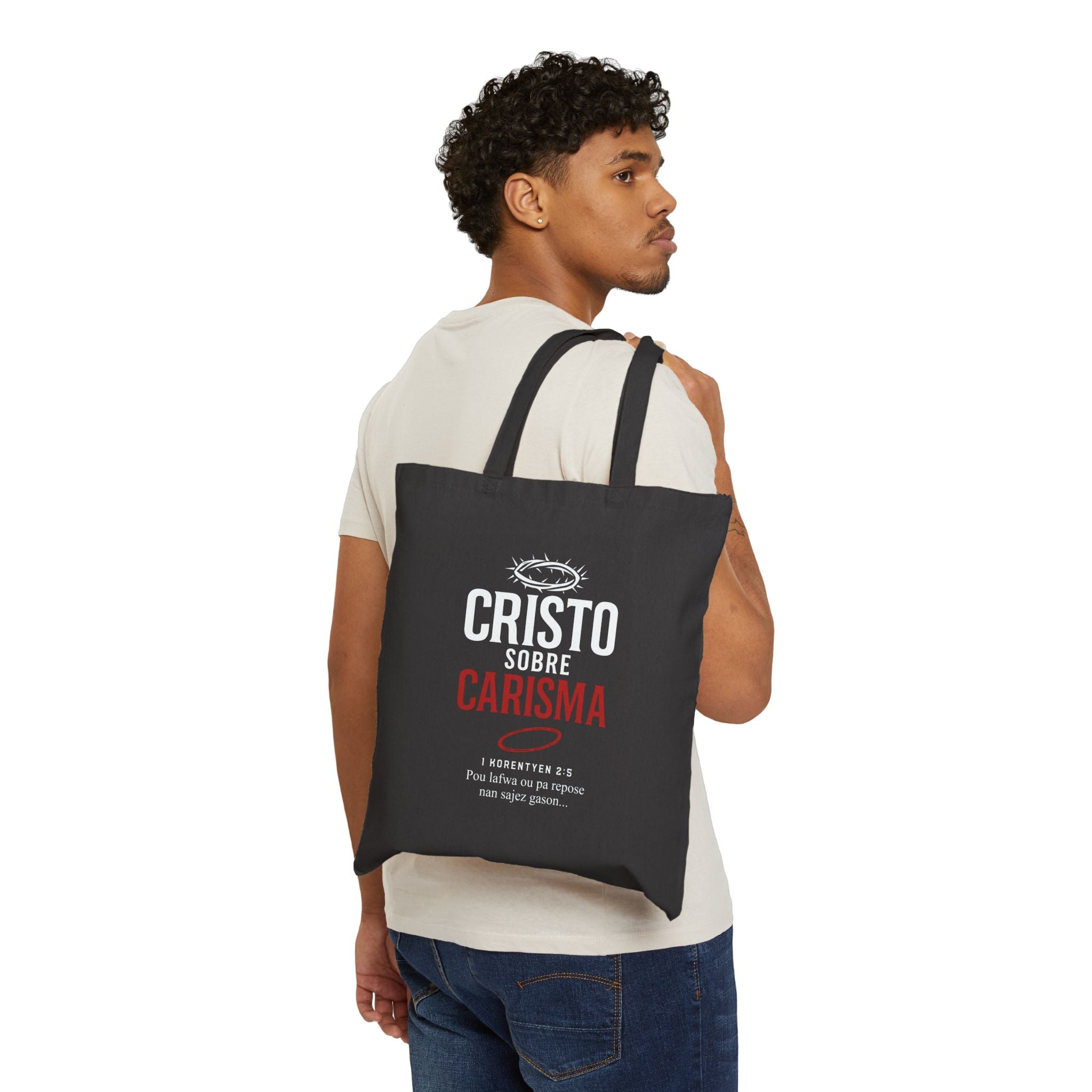 Stylish Faith and Hustle Cotton Canvas Tote Bag | Inspirational Tote for Everyday Use, Reusable Shopping Bag, Gift for Christians, [...]