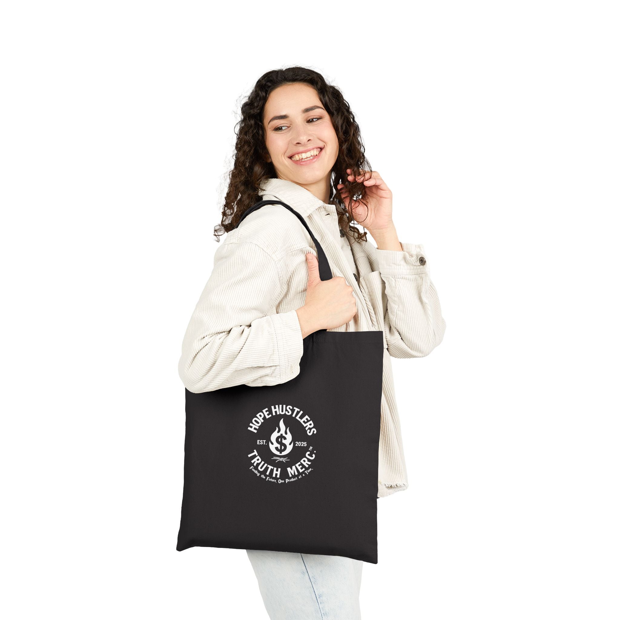 Stylish Faith and Hustle Cotton Canvas Tote Bag | Inspirational Tote for Everyday Use, Reusable Shopping Bag, Gift for Christians, [...]